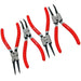 Neilsen 4pc Circlip Snap Ring Pliers Internal External Bent Straight Plier Set