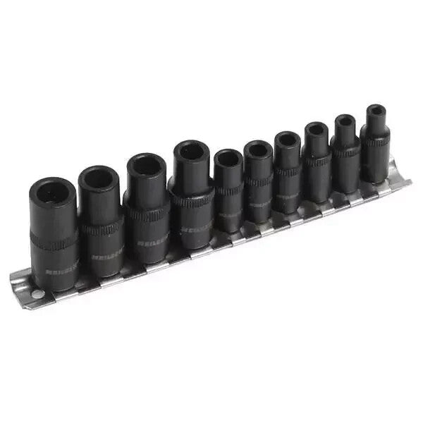 Magnetic Tap Socket Set 10-Piece Tap Holders 1/4" & 3/8" M1.5-M14 CT5615