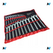 25PC DROP FORGED METRIC 6-32mm COMBINATION SPANNER WRENCH SET OPEN & RING + ROLL