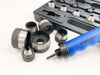 14PC HOLLOW HOLE CUTTER PUNCH SET 5-35mm LEATHER RUBBER GASKETS + STORAGE CASE