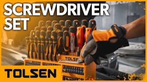 44Pcs Magnetic Screwdriver Set / Hex Key Set With Stand, Tolsen 20184