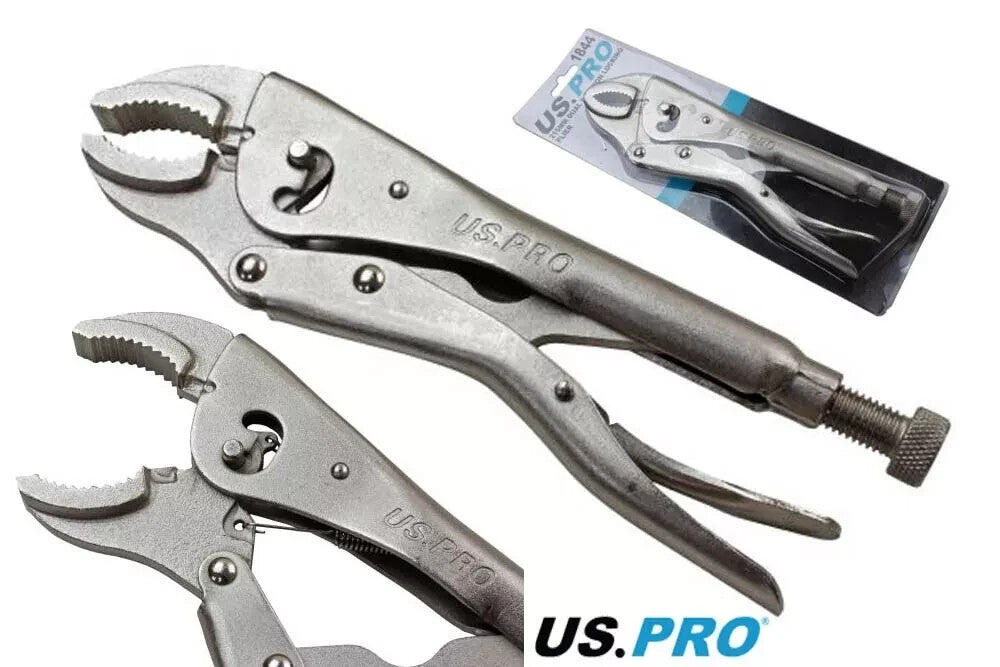 US PRO 215mm Dual Position Locking Plier Mole Grips, Clamp pliers 12mm to 45mm