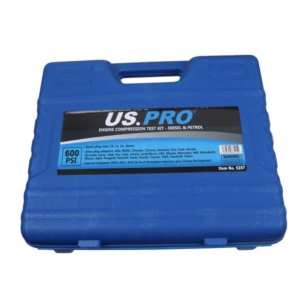US PRO Tools Master / Universal Engine Compression Tester Diesel & Petrol 5257