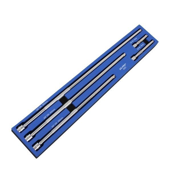US PRO 5pc 3/8 dr Extra Long Extension Bar Set 100, 150, 350, 450, 600mm 4031
