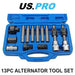 US PRO 13pc Alternator Tool Set Kit 5559