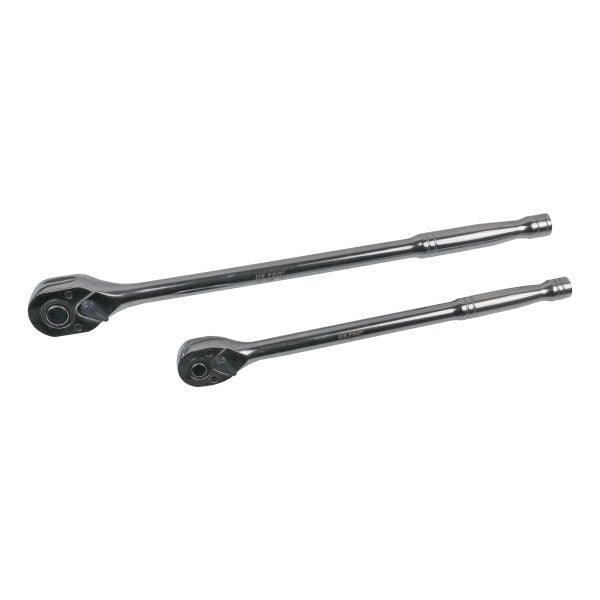 US PRO Tools 2pc Extra Long Ratchet Set 3/8" & 1/2" Drives 4208
