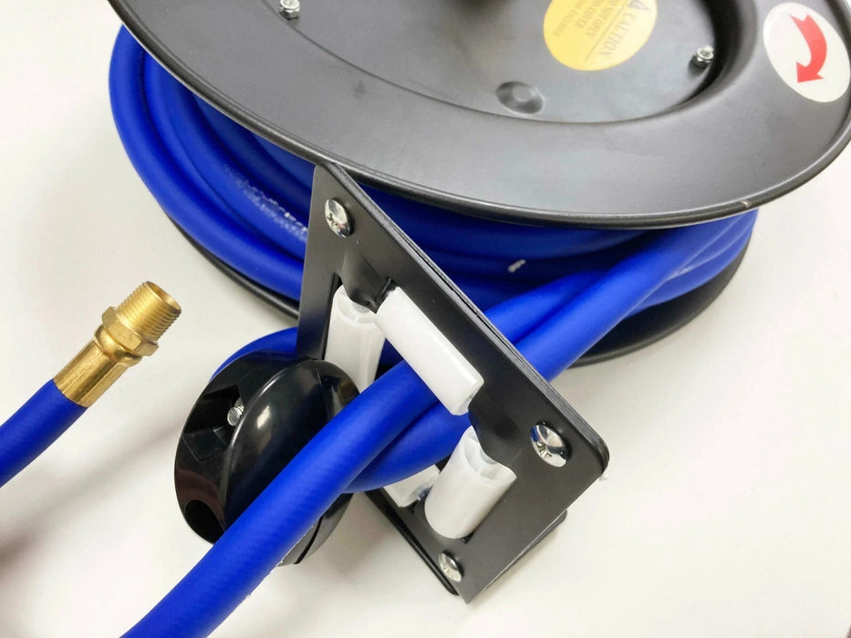 Retractable 50ft 3/8" Air Hose Reel Rewind Wall Mountable Air Compressor H Duty