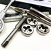 24pc Imperial Tap and Die Set Alloy Steel With Storage Case UNF (AF) and UNC