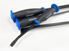 Strike Through Cap Pry Bar Set 4 Piece Heavy Duty Soft Grip Handle Prying Bars
