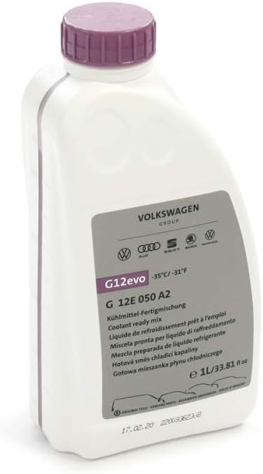 Genuine VW SEAT Audi Skoda G12 Evo (Replaces G13) Ready-Mix Coolant 1 Litre
