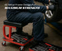MECHANICS PADDED CREEPER TROLLEY SEAT CAR GARAGE WORK STOOL SWIVEL WHEELS CHAIR 