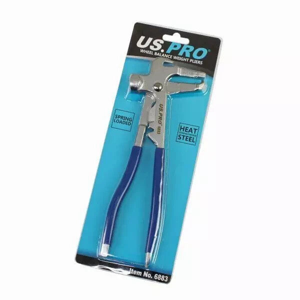US PRO Tools Wheel Balance Weight Pliers / Hammer Tyre Fitting 6883