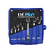 US PRO Tools 7pc 12 Point Open Brake Flare Nut Spanners Wrench Set 8 - 24mm 2044
