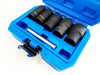 1/2" Grip & Twist Socket Set 6pc Locking Wheel Nut Remover Damaged Rounded Bolts