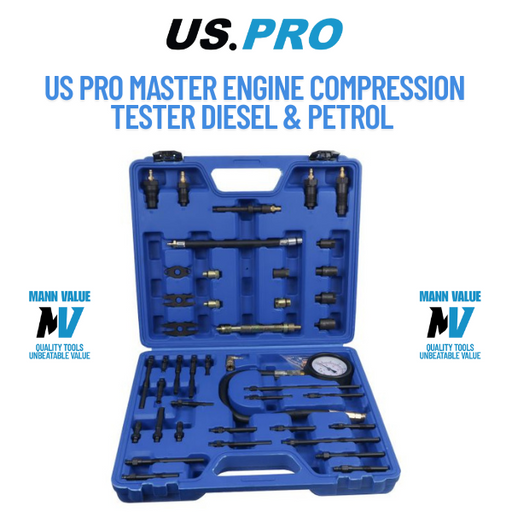 US PRO Tools Master / Universal Engine Compression Tester Diesel & Petrol 5257