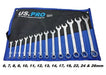 Metric Spanner Wrench Set 14pc Combination Spanner set US PRO 6-26mm Tools 2277