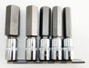 Large Hex Bit Socket Set 14mm 17mm 19mm 22mm 24mm Allen Key Sockets 1/2" Drive