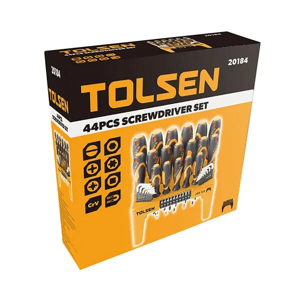 44Pcs Magnetic Screwdriver Set / Hex Key Set With Stand, Tolsen 20184