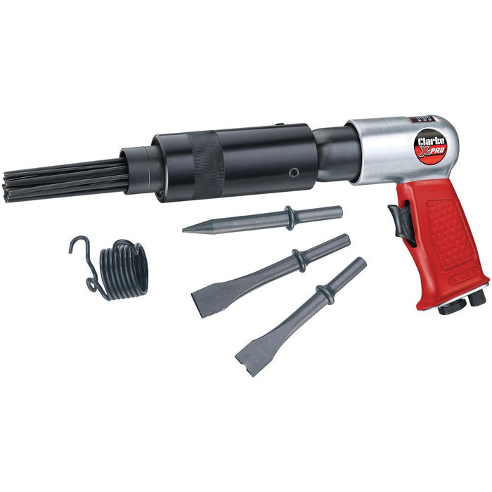 Clarke X-Pro CAT164 Air Needle Scaler and Hammer Chisel Paint Rust Removal Tool