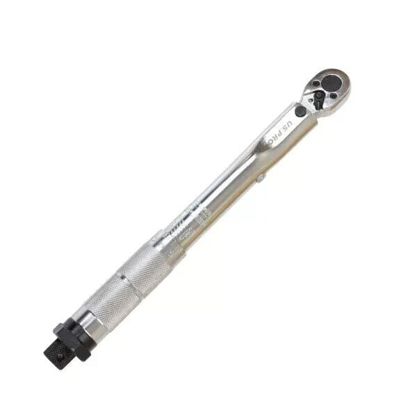 US PRO Tools 1/4" Drive Click Torque Wrench 5 - 25Nm 6795