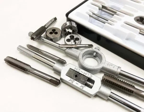 Toolzone 23Pc BSW Whitworth Tap and Die Set 1/8" - 1/2" With Storage Case