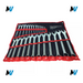 25PC DROP FORGED METRIC 6-32mm COMBINATION SPANNER WRENCH SET OPEN & RING + ROLL