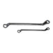 US PRO Tools Off-set 12pc Metric Double Ring 75DEG Spanners Set Swan Neck 3526