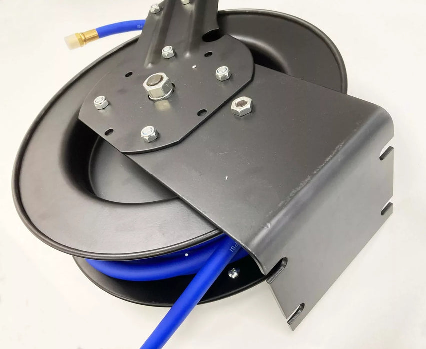 Air Hose Reel with Air Line  3/8” x 30Ft  – 300 PSI, Retractable Wall Mounted