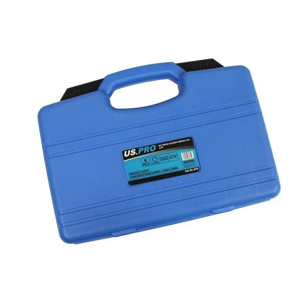 US PRO Tools 6pc Brake Clutch Bleeder Bleed Bleeding Wrench Set 12pt 6218