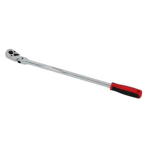 Neilsen 3/8" Drive Flexi Head Ratchet Wrench Extra Long 72 Tooth Quick Release