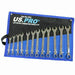 US PRO Tools 12pc Combination Spanner Set Metric 8 - 19mm 3234