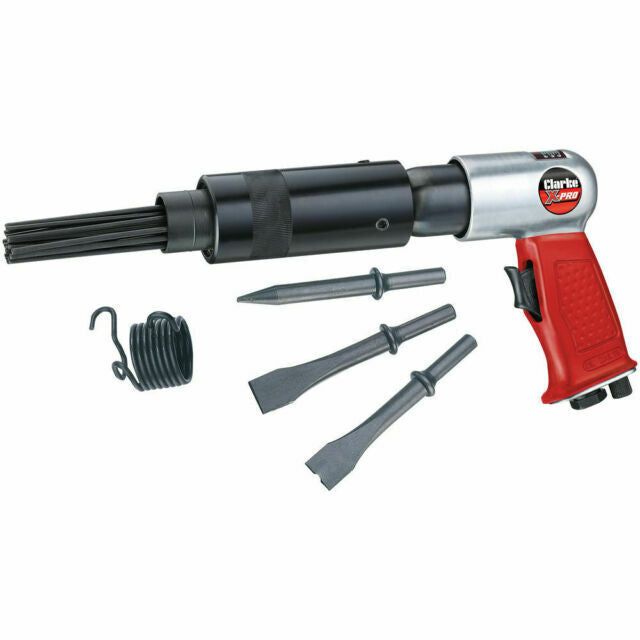 Clarke X-Pro CAT164 Air Needle Scaler and Hammer Chisel Paint Rust Removal Tool