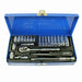 US PRO 24pc 1/4 Dr 6 Point Metric Socket Set 4 - 13mm 3253