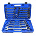 US PRO 20PC 8 - 32mm Metric Gear Ratchet Combination Spanner Wrench Set 3236