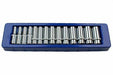US PRO 14 Piece 3/8" Dr 6 Point Deep Metric Socket Set 8mm - 21mm 1389