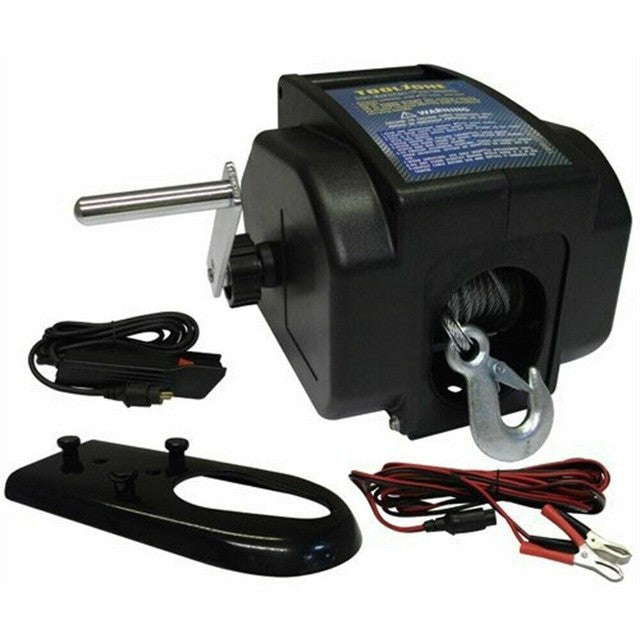 12V WINCH 6000LBS BOAT TRAILER CAR CARAVAN ELECTRIC QUAD PULLER HEAVY DUTY TD024